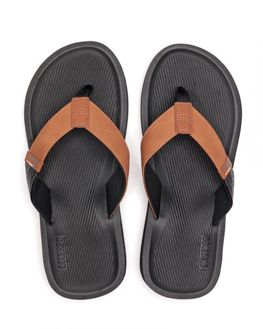 BROWN MEN'S SLIPPERS  - MATIAS DE26SS2015EV RE