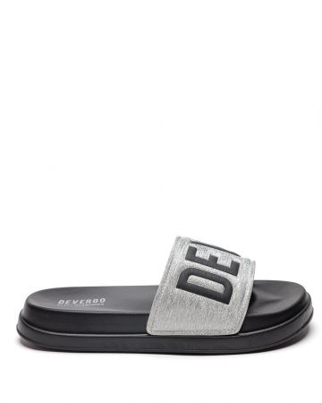 SILVER WOMEN'S SLIDES - META DE26SS2555CA RE