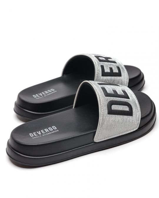 SILVER WOMEN'S SLIDES - META DE26SS2555CA RE