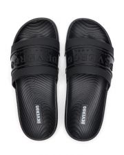 BLACK MEN'S SLIPPERS  - SALVERO
