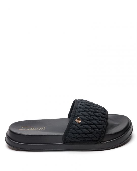 BLACK WOMEN'S SLIPPERS  - SOLENA DE26SS2526NY RE