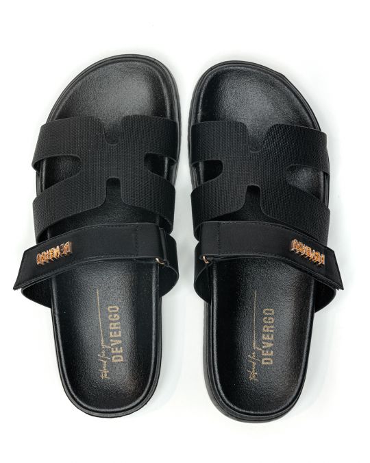 BLACK WOMEN'S SLIPPERS  - HARPER DE26SS2536PU SY