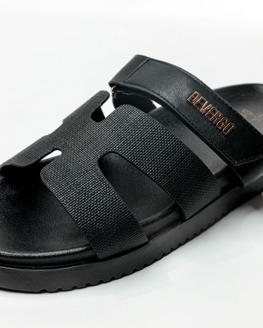 BLACK WOMEN'S SLIPPERS  - HARPER DE26SS2536PU SY