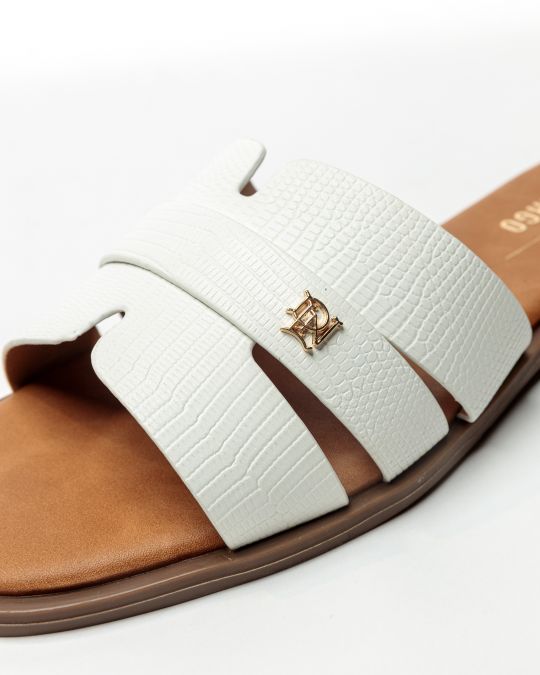WHITE WOMEN'S SLIPPERS  - BRIELLE DE26SS2539PU SY