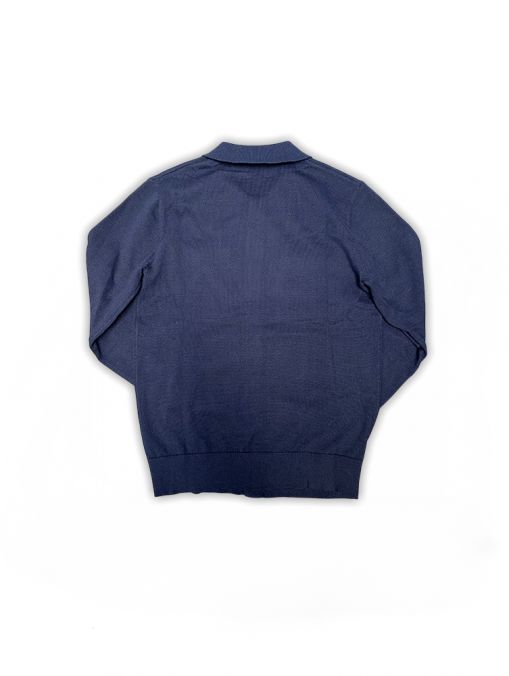 BLUE MEN'S KNITTED PULLOVER 1D25FW6051KA1101