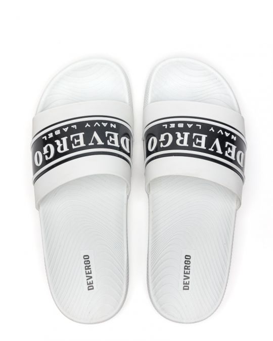 WHITE MEN'S SLIPPERS  - SALVERO DE26SS2029TP RE