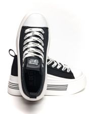 BLACK WOMEN'S SNEAKERS - CASSIE