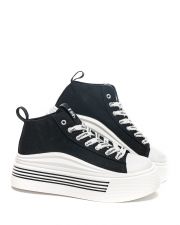 BLACK WOMEN'S SNEAKERS - CASSIE