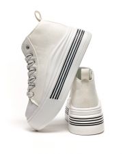 WHITE WOMEN'S SNEAKERS - CASSIE