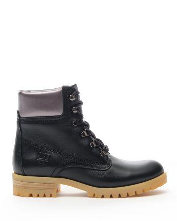 BLACK WOMEN'S LEATHER BROGUE DE-RB1554LE 19FW