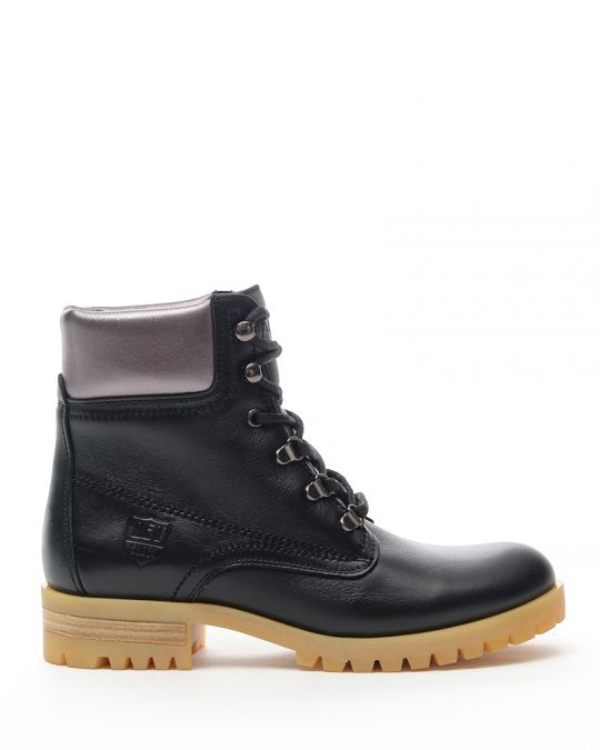 BLACK WOMEN'S LEATHER BROGUE DE-RB1554LE 19FW