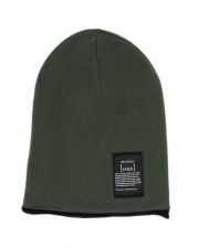 KHAKI MEN'S KNITTED HAT