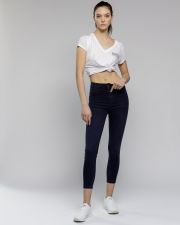 INDIGO WOMEN'S HIGH-WAIST JEANS - ROSE 23130