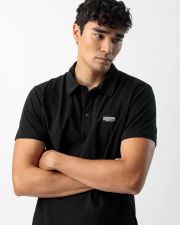 BLACK MEN'S POLO SHIRT