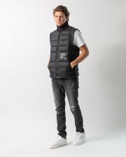 BLACK MEN'S TRANSITIONAL JACKET