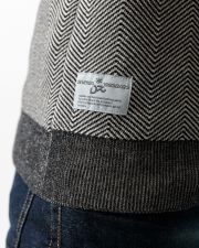 BLACK MEN'S KNITTED SWEATER