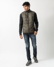 KHAKI MEN'S SHORT VEST