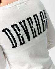 WHITE WOMEN'S KNITTED DRESS