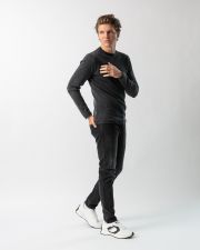 GREY MEN'S KNITTED SWEATER