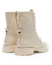 BEIGE WOMEN'S BROGUE - OLIVE