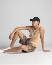 BEIGE MEN'S SINGLET