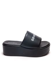 BLACK WOMEN'S SLIDES - MOLLY