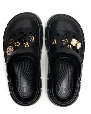BLACK WOMEN'S SLIDES - MILLIE