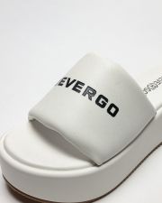 WHITE WOMEN'S SLIDES - MOLLY