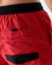 RED MEN'S BEACH SHORTS