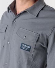 GREY MEN'S LONG-SLEEVED SHIRT