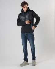 BLACK MEN'S TRANSITIONAL JACKET