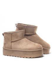 BEIGE WOMEN'S BOOTS - LIL