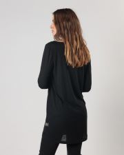 BLACK WOMEN'S LONG-SLEEVED T-SHIRT