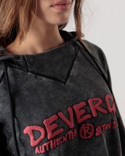 GREY WOMEN'S HOODED DRESS