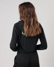 BLACK WOMEN'S SWEATSHIRT