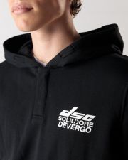 BLACK MEN'S HOODIE
