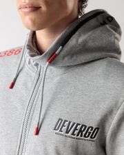 GREY MEN'S ZIP-UP SWEATSHIRT