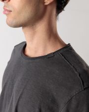 BLACK MEN'S LONG-SLEEVED T-SHIRT