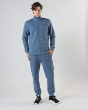 BLUE MEN'S ZIP-UP SWEATSHIRT