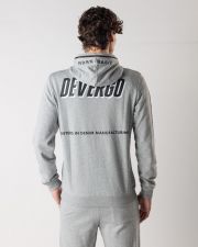 GREY MEN'S ZIP-UP SWEATSHIRT