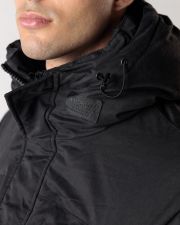 BLACK MEN'S LONG COAT