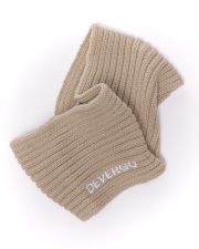 BEIGE WOMEN'S KNITTED HEADBAND