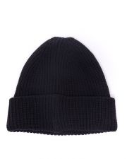 BLACK MEN'S KNITTED HAT