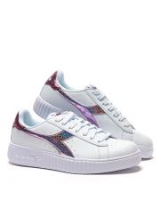 PINK DIADORA WOMEN'S SNEAKERS - STEP P BRIGHT REPTIL