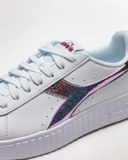 PINK DIADORA WOMEN'S SNEAKERS - STEP P BRIGHT REPTIL
