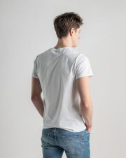 WHITE MEN'S T-SHIRT