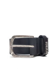 BLACK MEN'S LEATHER BELT