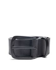 BLACK MEN'S LEATHER BELT