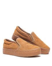 BROWN WOMEN'S SLIP-ON - HELIA SU
