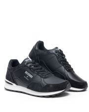 BLACK MEN'S SNEAKERS - FABRE